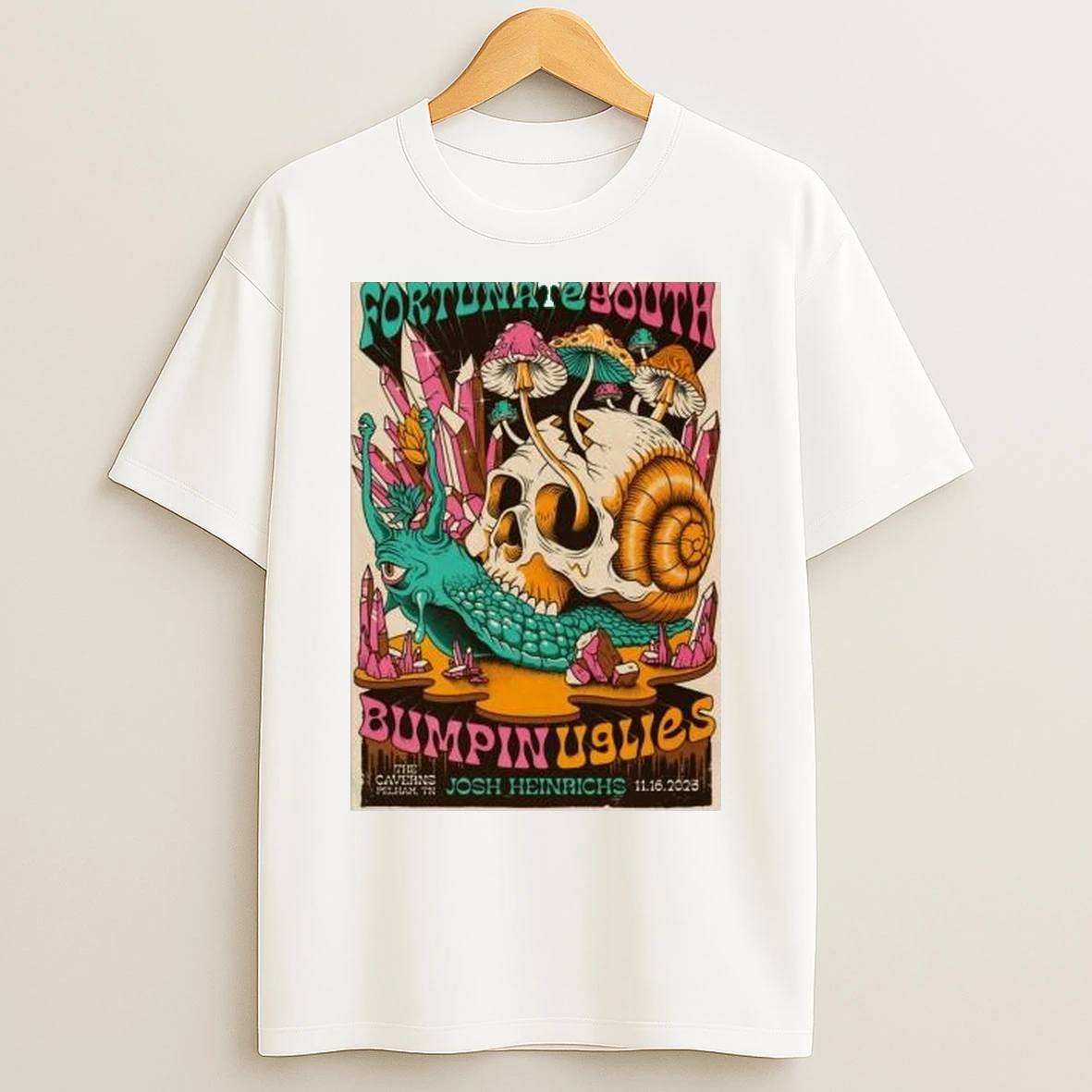 Fortunate Youth The Caverns In Pelham Tn Nov 16 2025 Circle White T Shirts