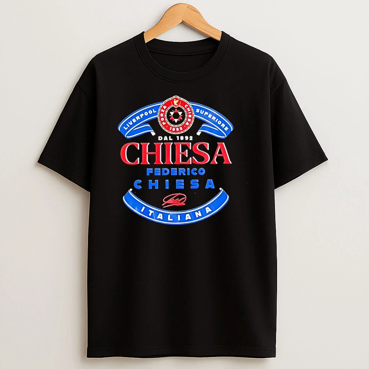 Forza Chiesa 1892 Liverpool Superiore Chiesa Federico Chiesa Italiana Shirts
