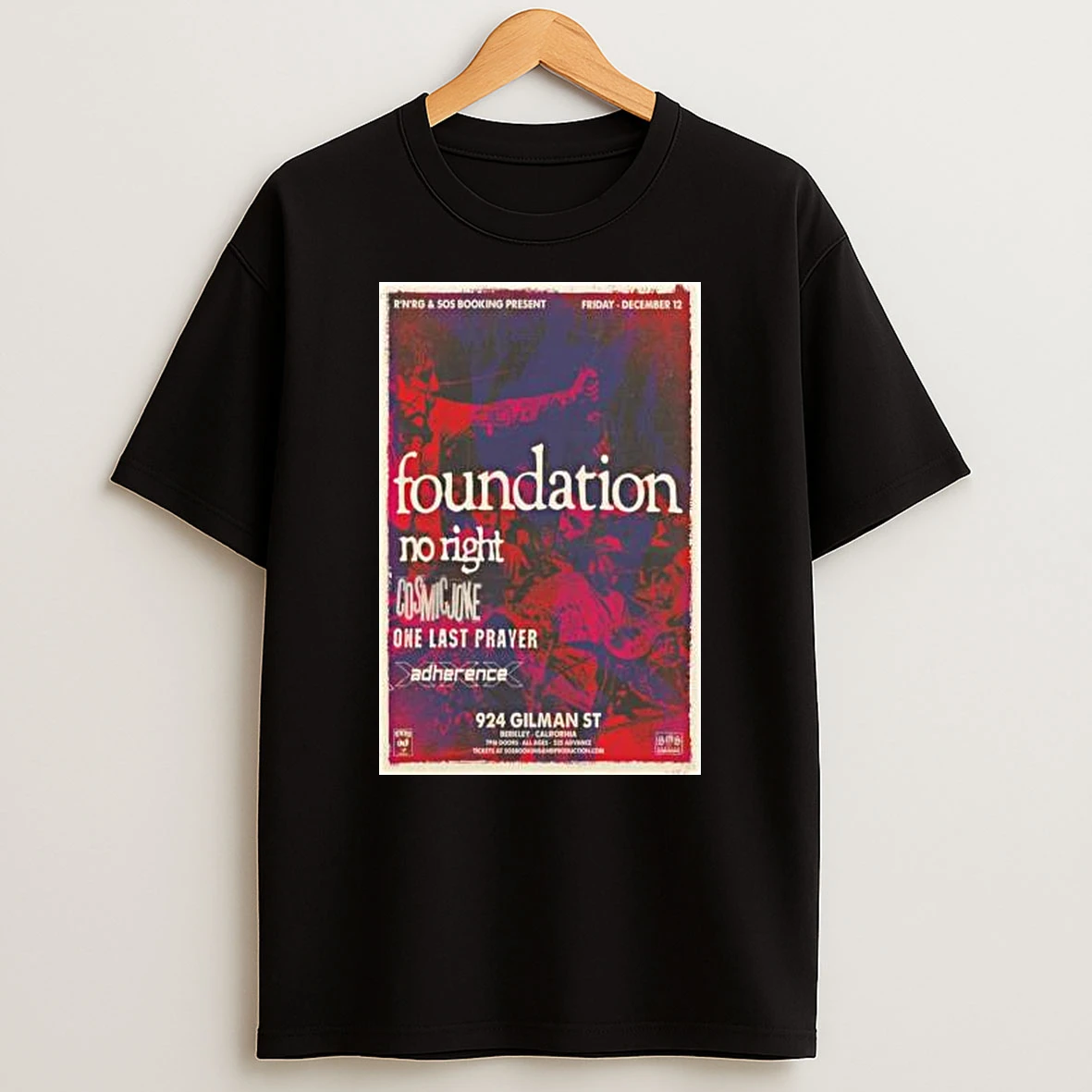 Foundation 924 Gilman St Berkeley Ca Dec 12 2025 Show Shirts