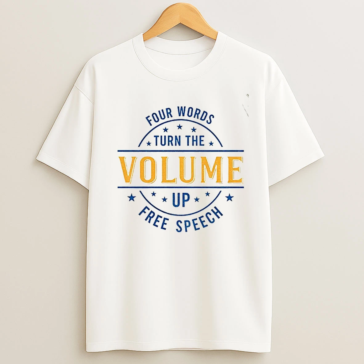 Four Words Turn The Volume Up Free Speech Zohran Mamdani Zohran Nyc Mayor T Shirts