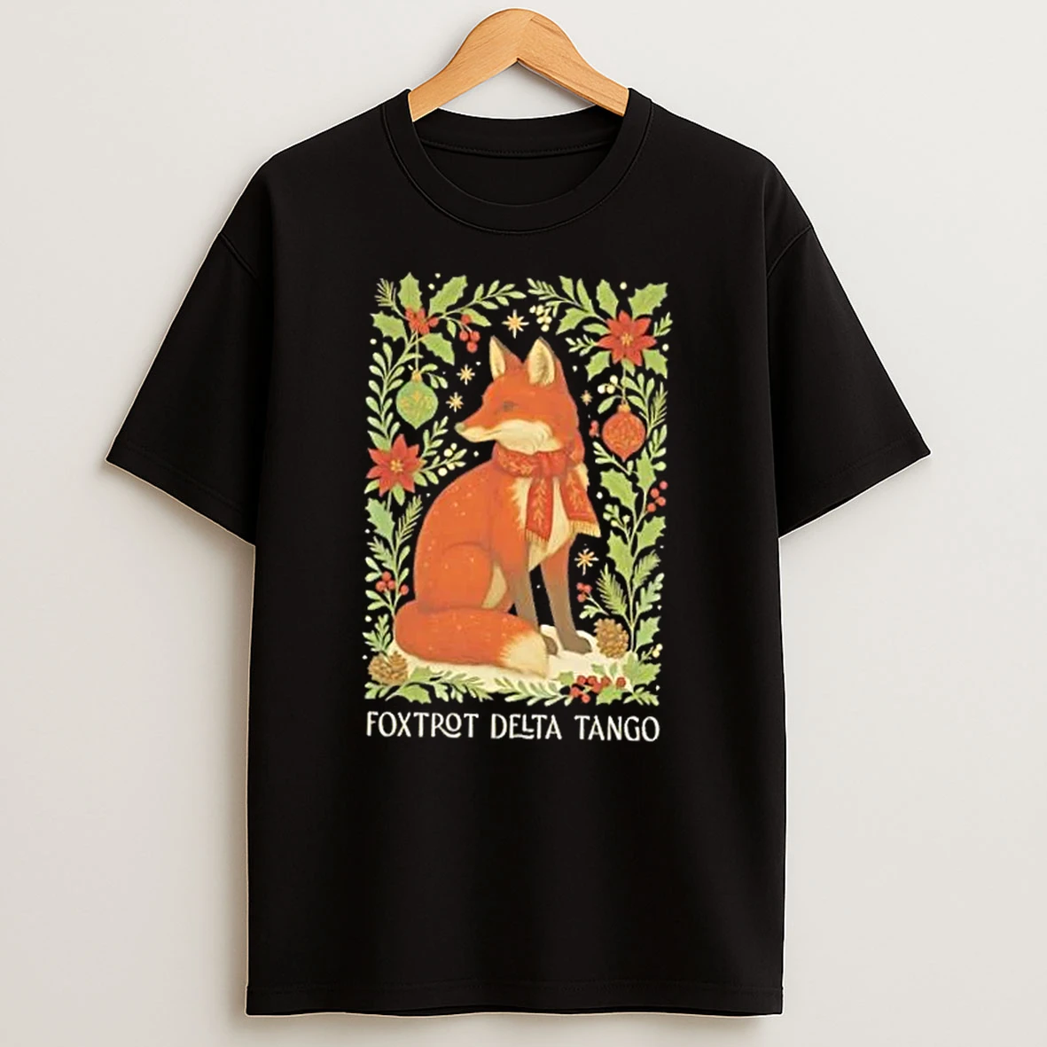 Foxtrot Delta Tango Floral Christmas Shirts