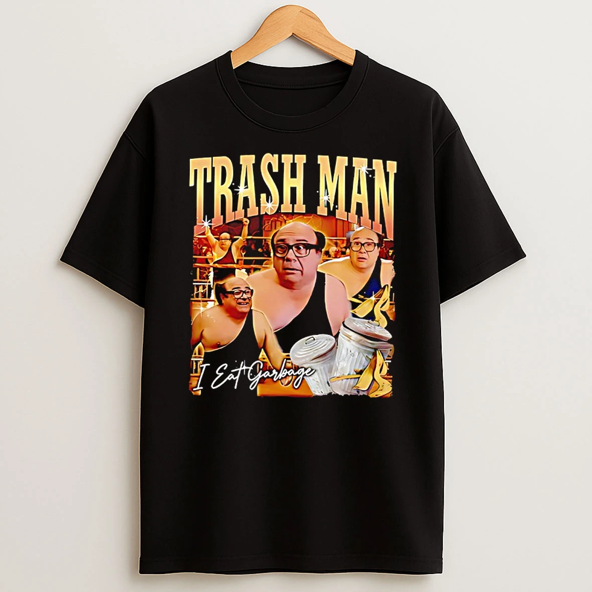 Frank Reynolds I Eat Garbage Trash Man Graphic Shirts