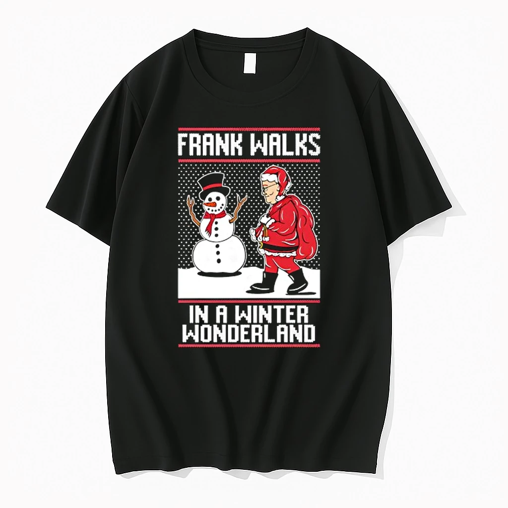 Frank Walks In A Winter Wonderland Christmas Shirts