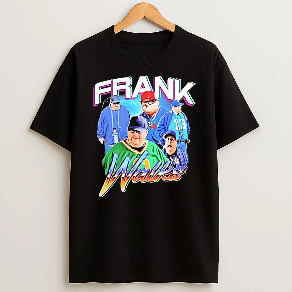 Frank Walks Collage Retro Vibe Shirts
