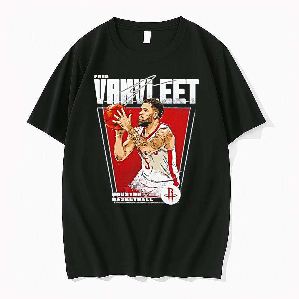 Fred Vanvleet Houston Rockets Premiere Signature Vintage Shirts