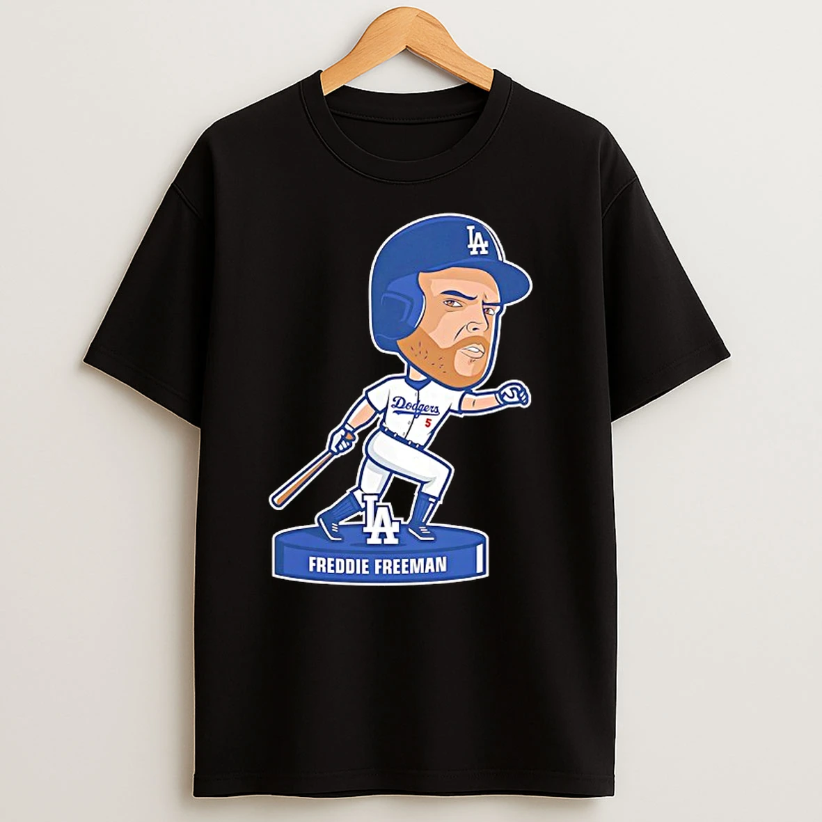 Freddie Freeman La Dodgers Nike Bobblehead 25 World Series Champs T Shirts