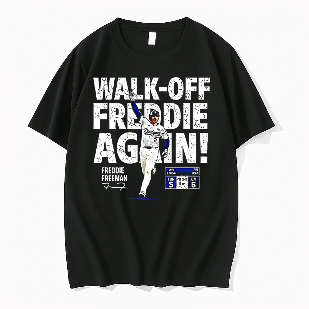 Freddie Freeman Los Angeles Dodgers Walk Off Freddie Again Signature Shirts