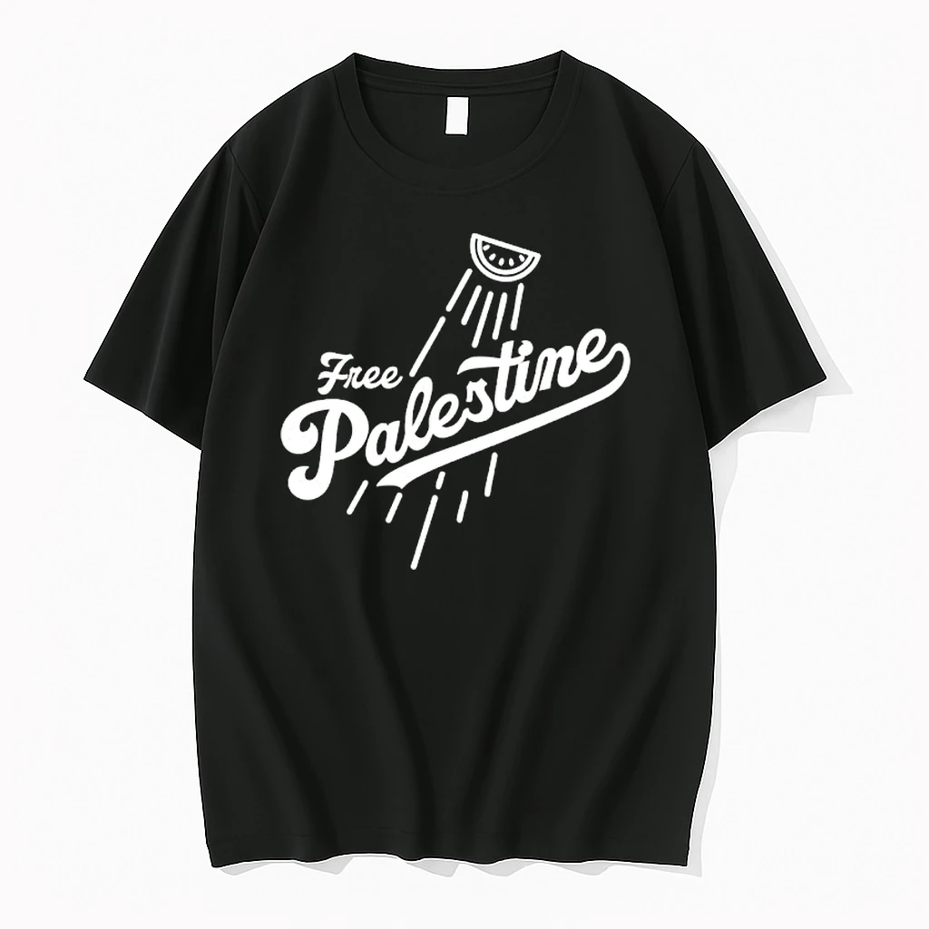 Free Palestine X Los Angeles Dodgers Watermelon Logo Shirts