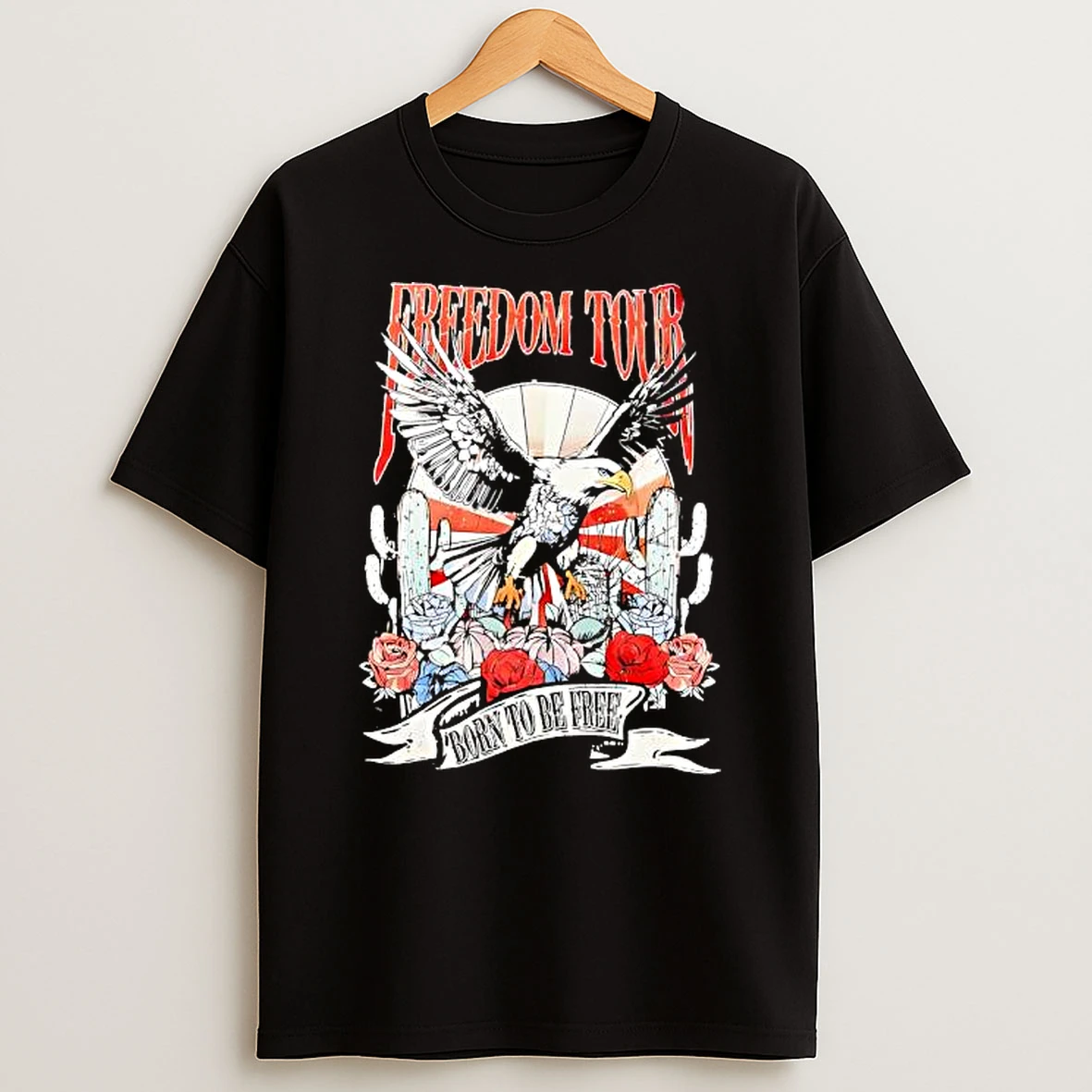 Freedom Tour Born To Be Free Vintage Shirts