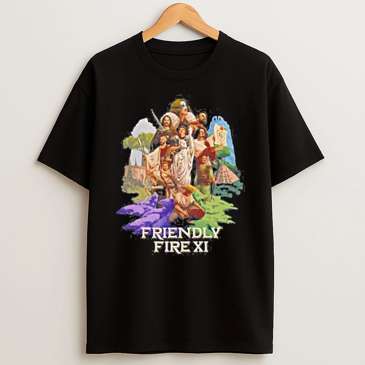 Friendly Fire Key Art 2025 Shirts