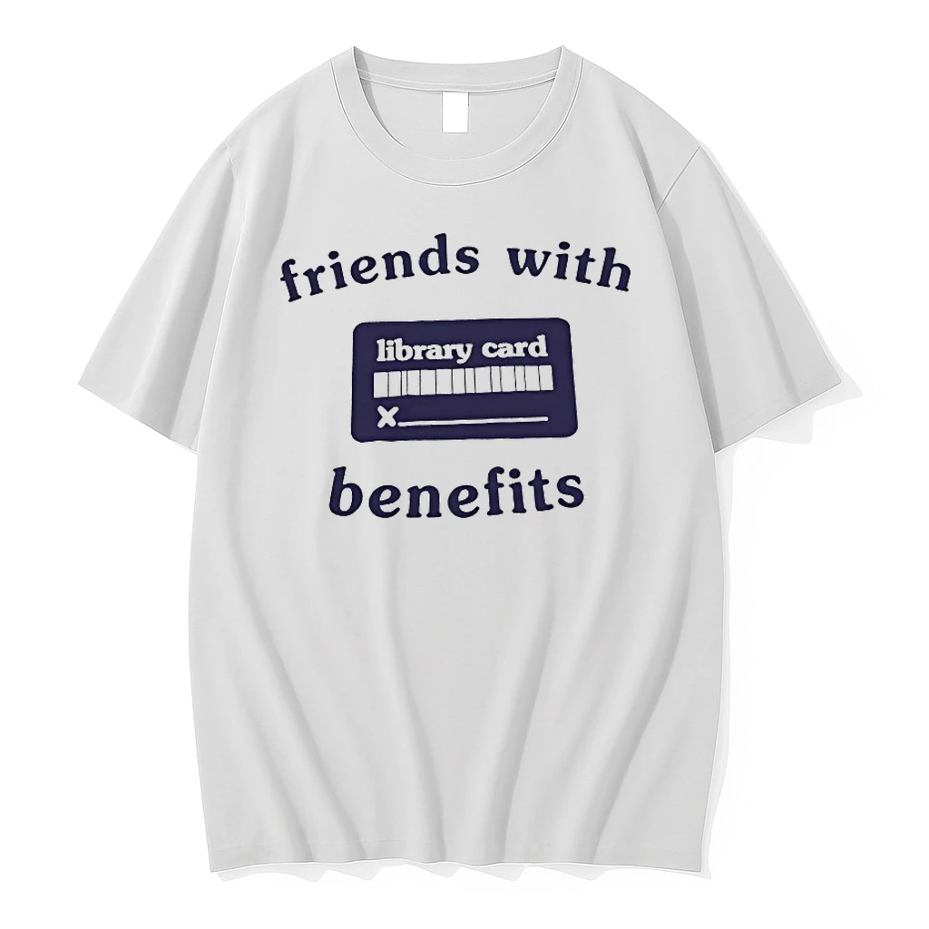 Friends With Benefits Library Card Shirts