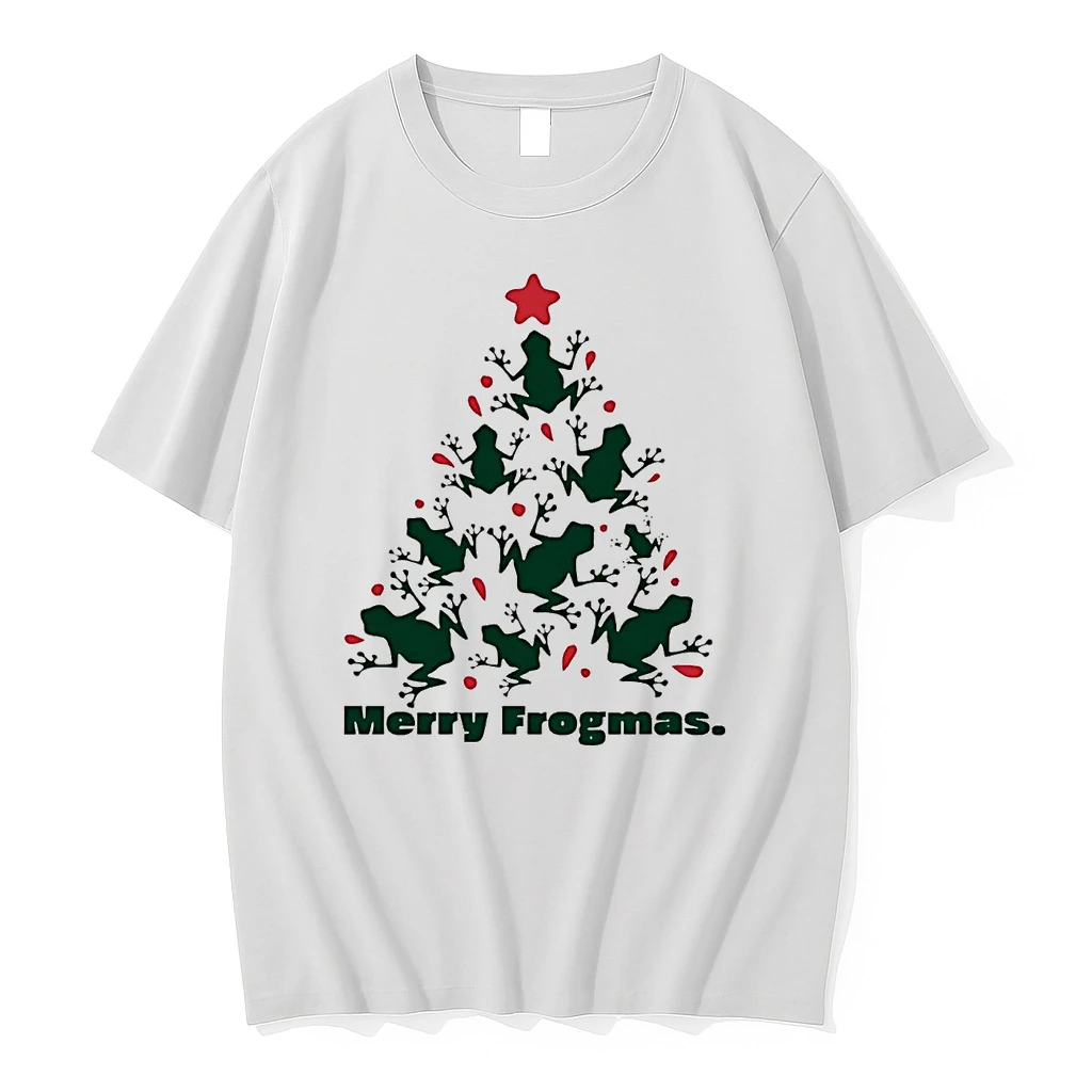Frog Christmas Tree Merry Frogmas Shirts