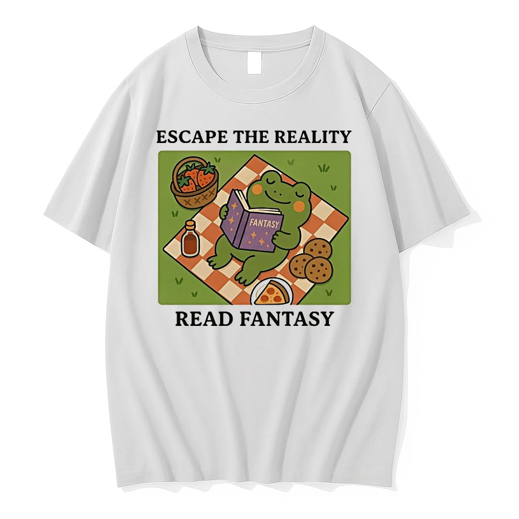 Frog Escape The Reality Read Fantasy Shirts