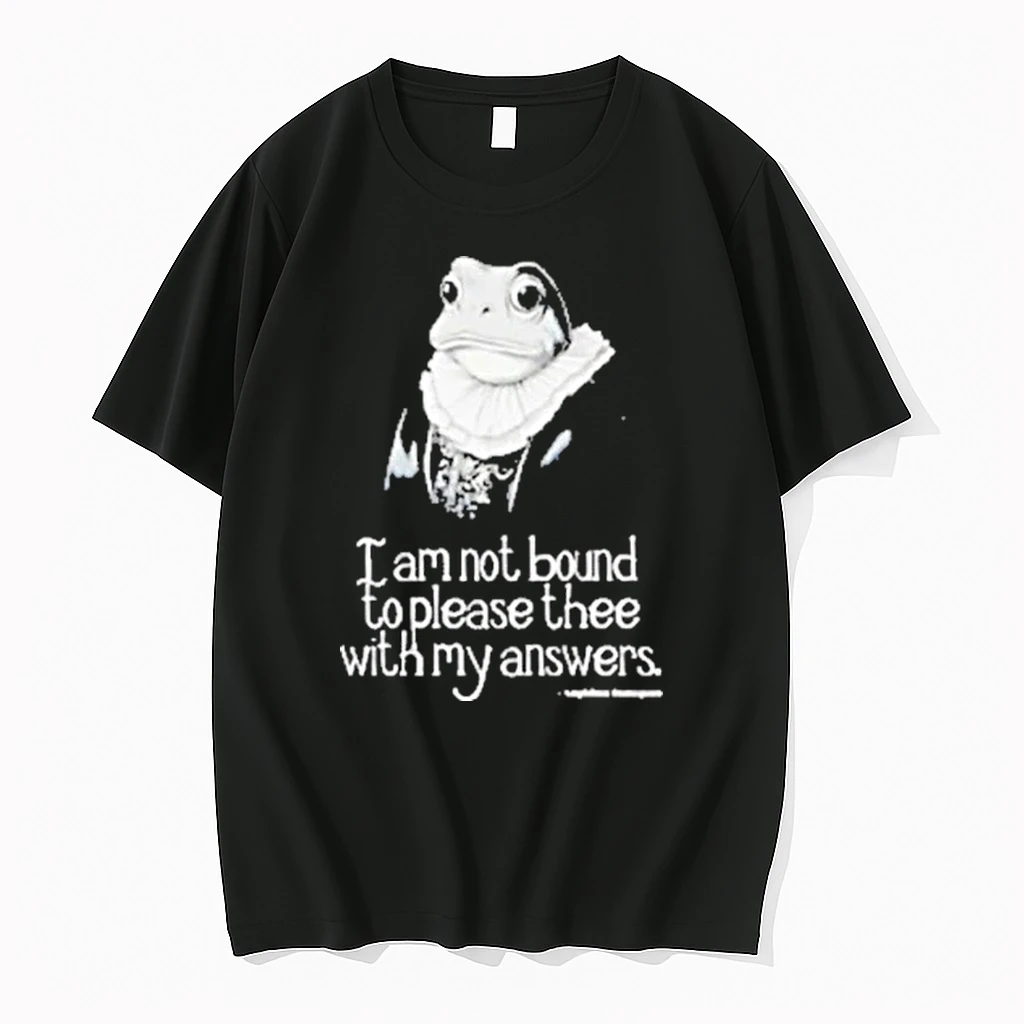 Frog I Am Not Bound To Please Thee With My Answers Shirts