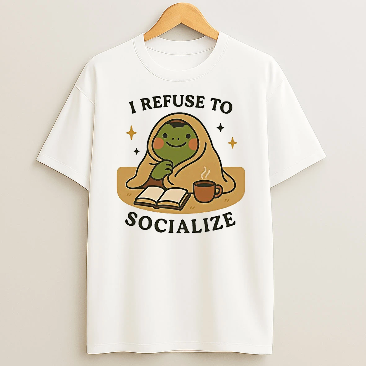 Frog I Refuse To Socialize Shirts