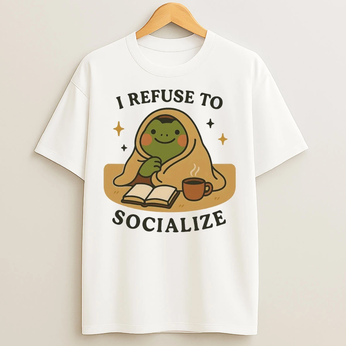 Frog I Refuse To Socialize T Shirts