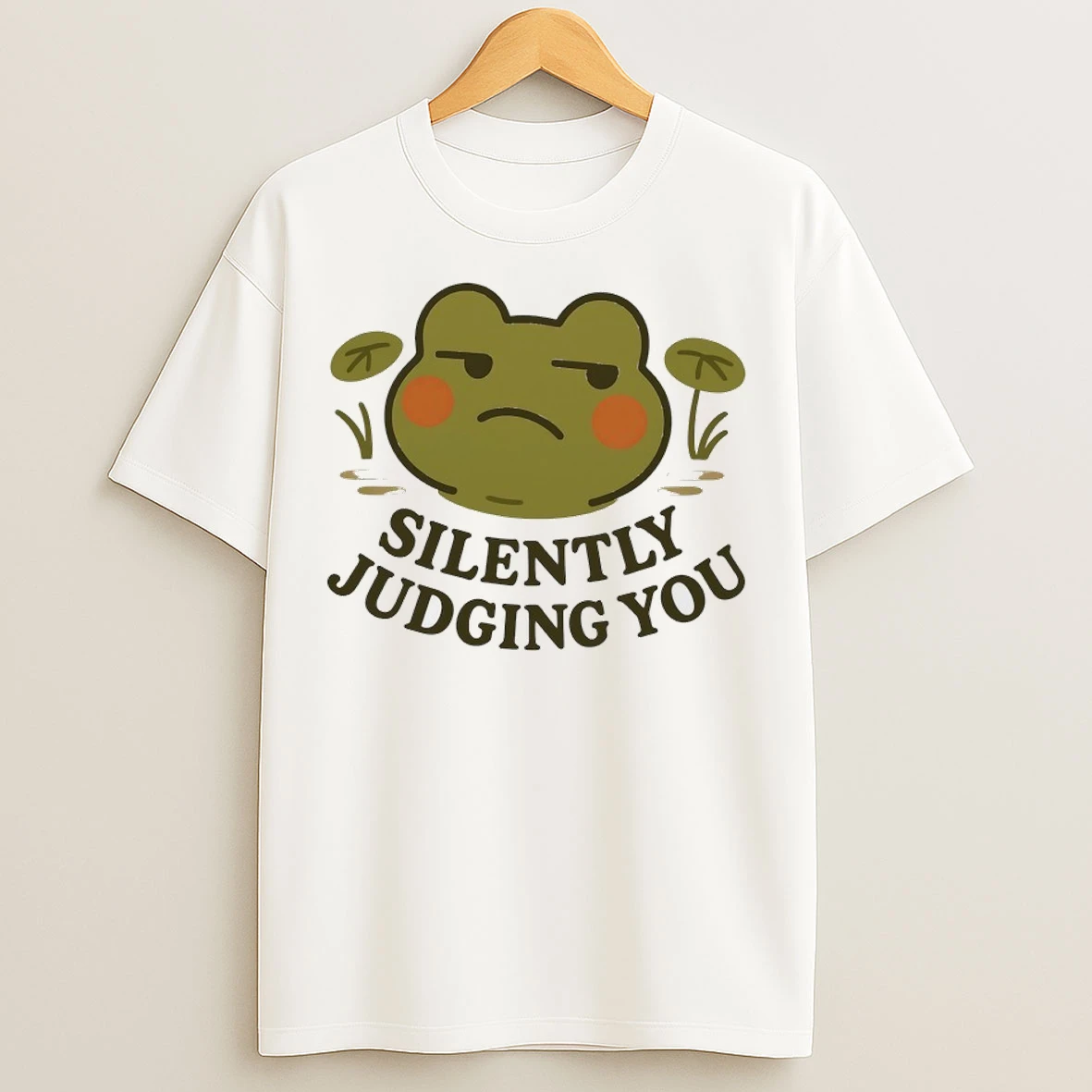Frog Silently Judging You T Shirts