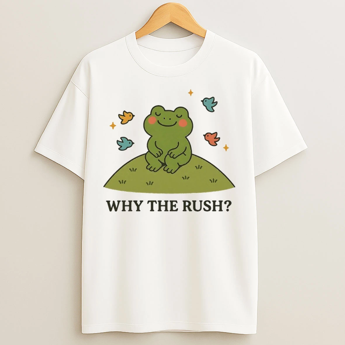 Frog Why The Rush T Shirts