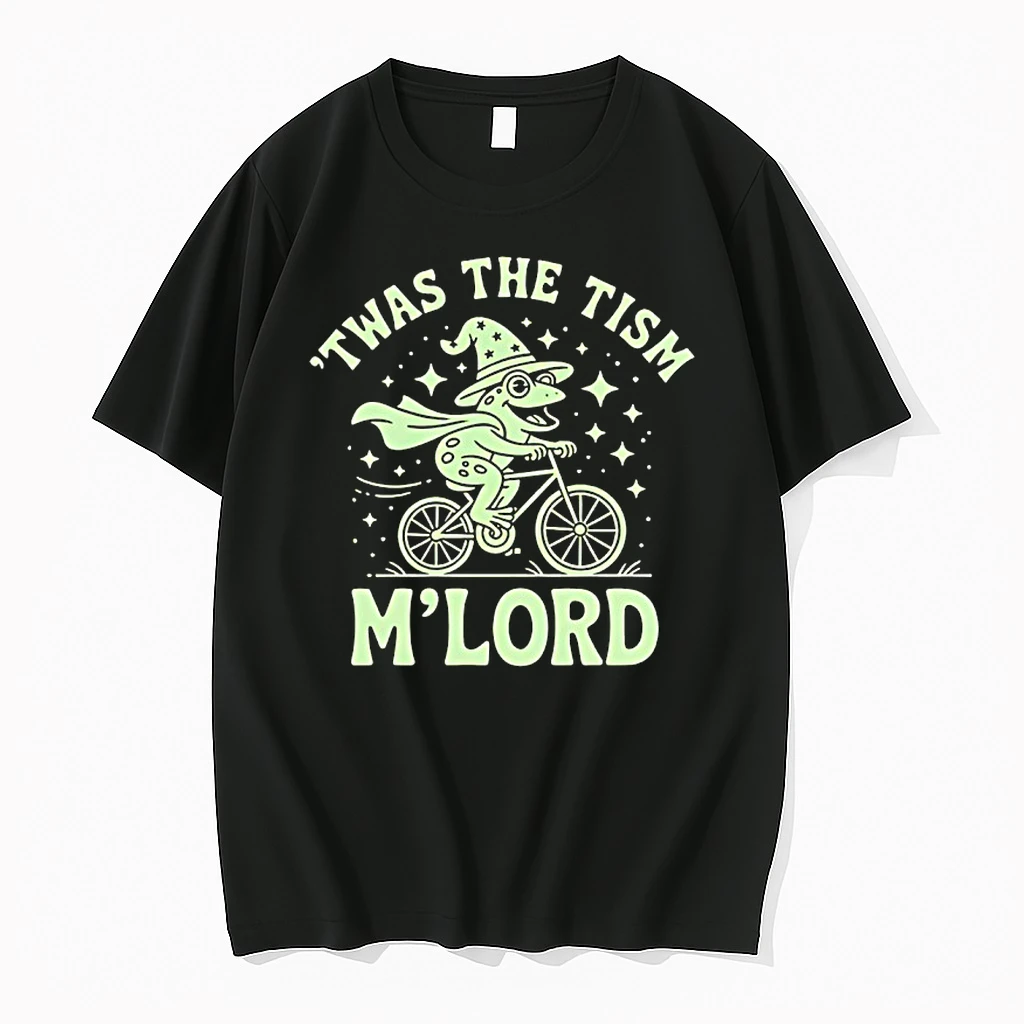 Frog Witch Riding Bicycle Twas The Tism Mlord My Shirts