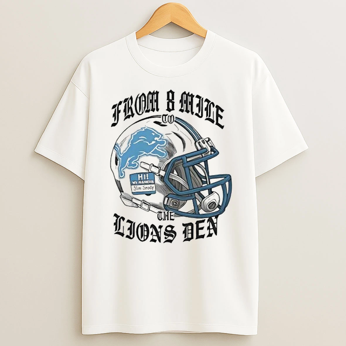 From 8 Mile To The Lions Den Helmet Vintage Shirts