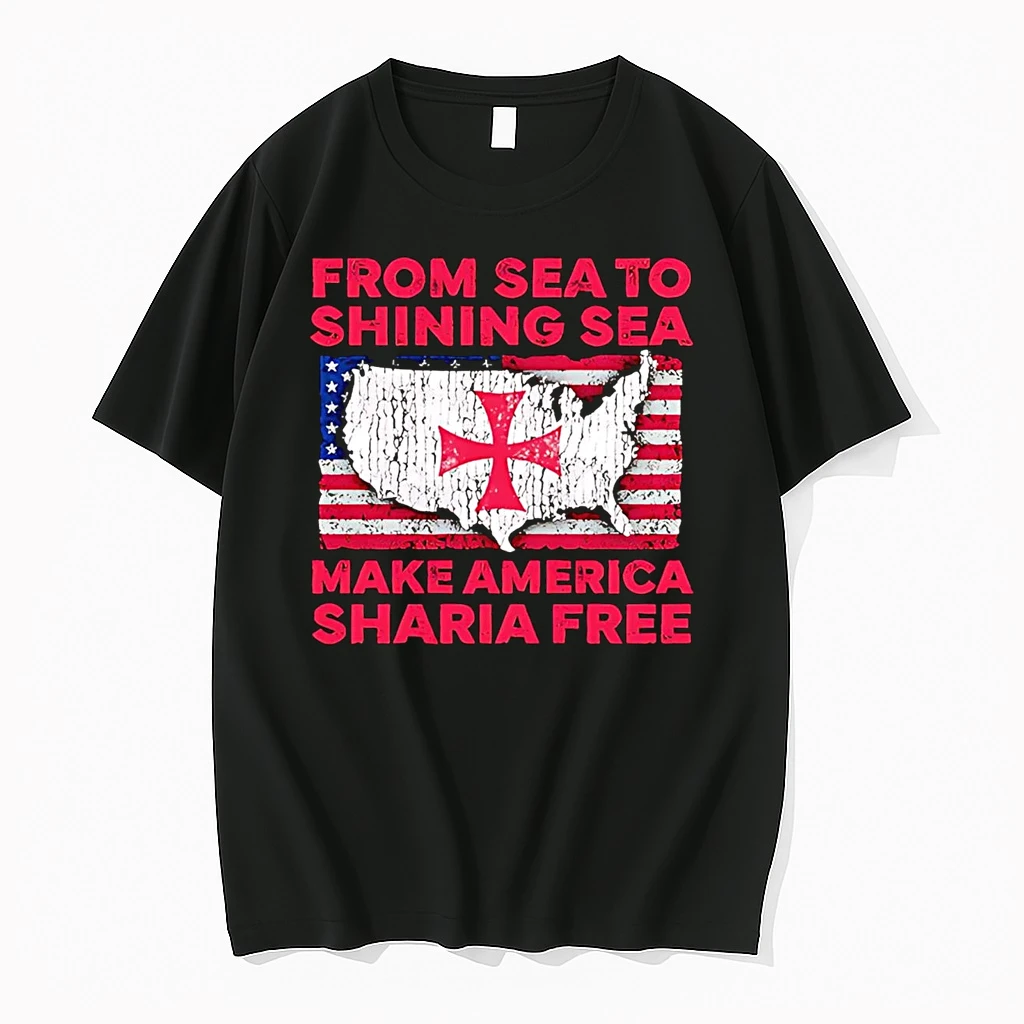 From Sea To Shining Sea Make America Sharia Free Shirts