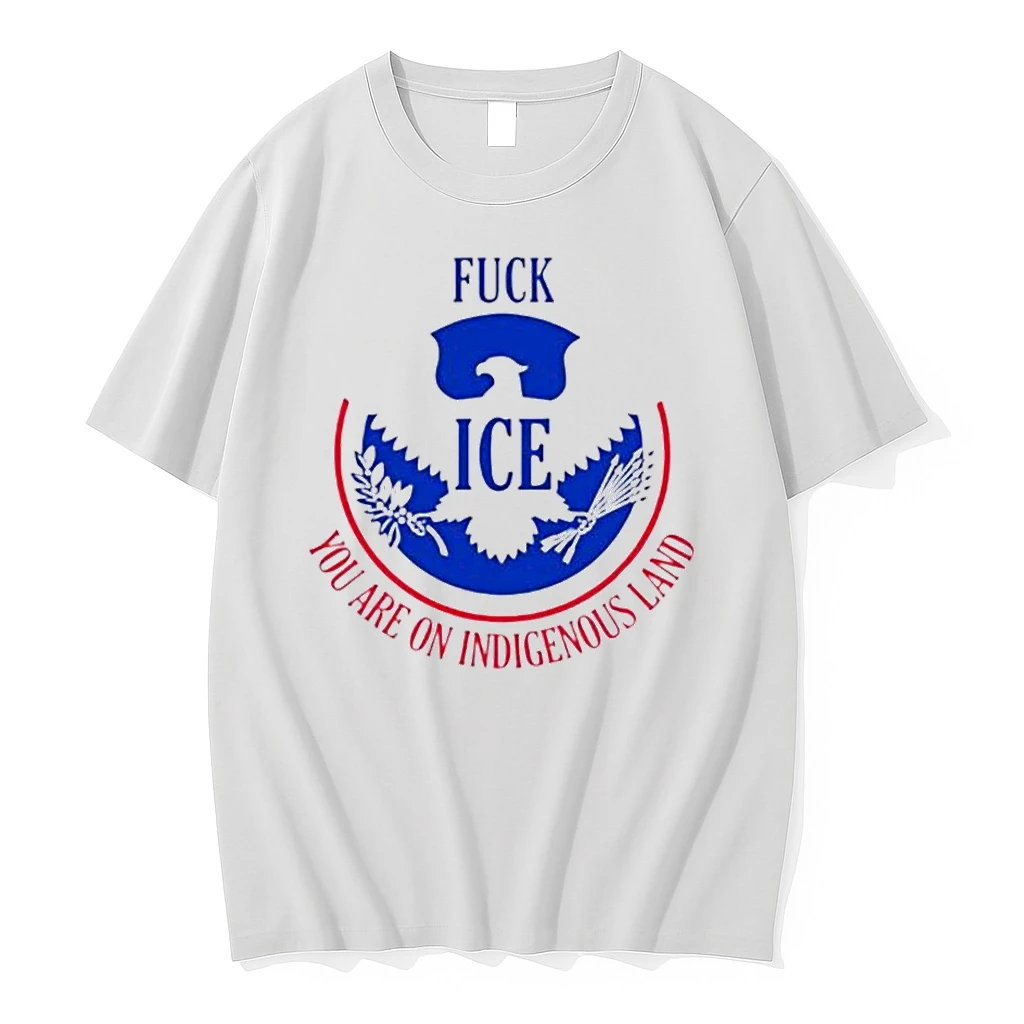 Fuck Ice You Are On Indigenous Land Shirts