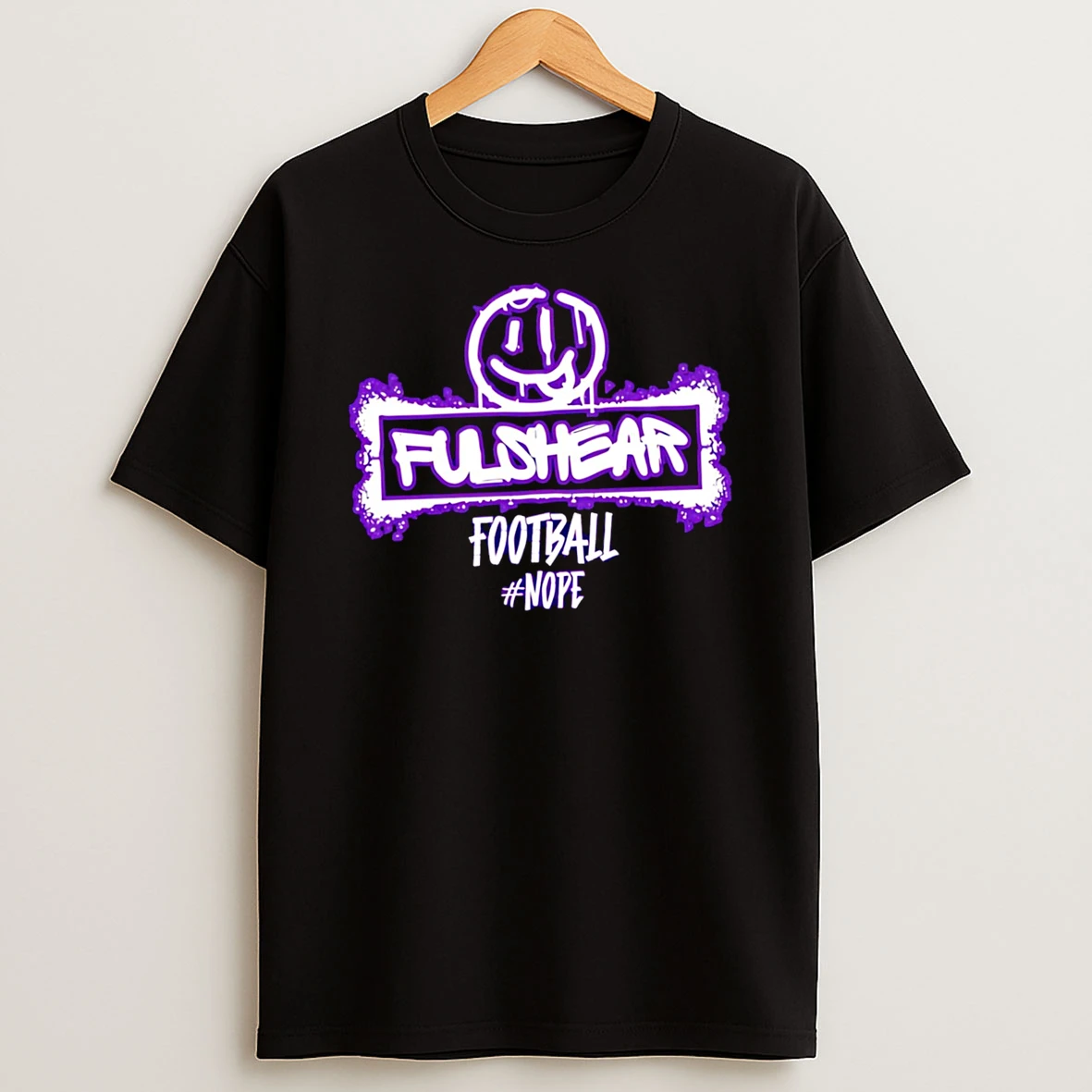 Fulshear Football Hashtag Nope Neon Shirts