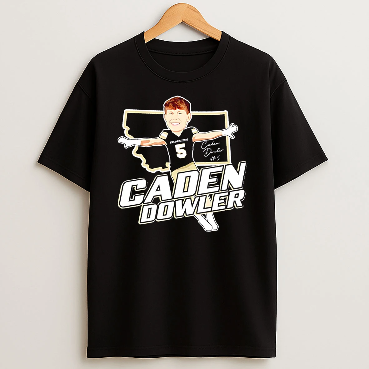 Funny Caden Dowler Montana State Cartoon Shirts