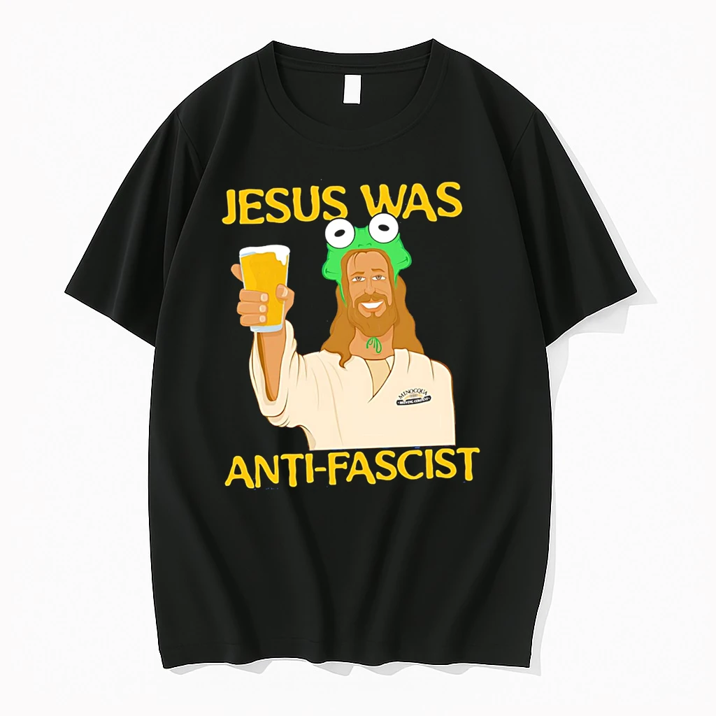 Funny Jesus Was Anti Fascist Meme Shirts