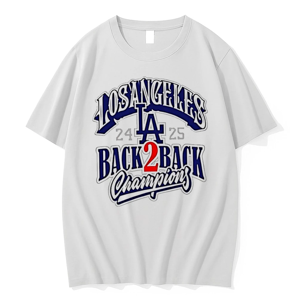 Funny Los Angeles Back 2 Back 2024 2025 Champions Shirts
