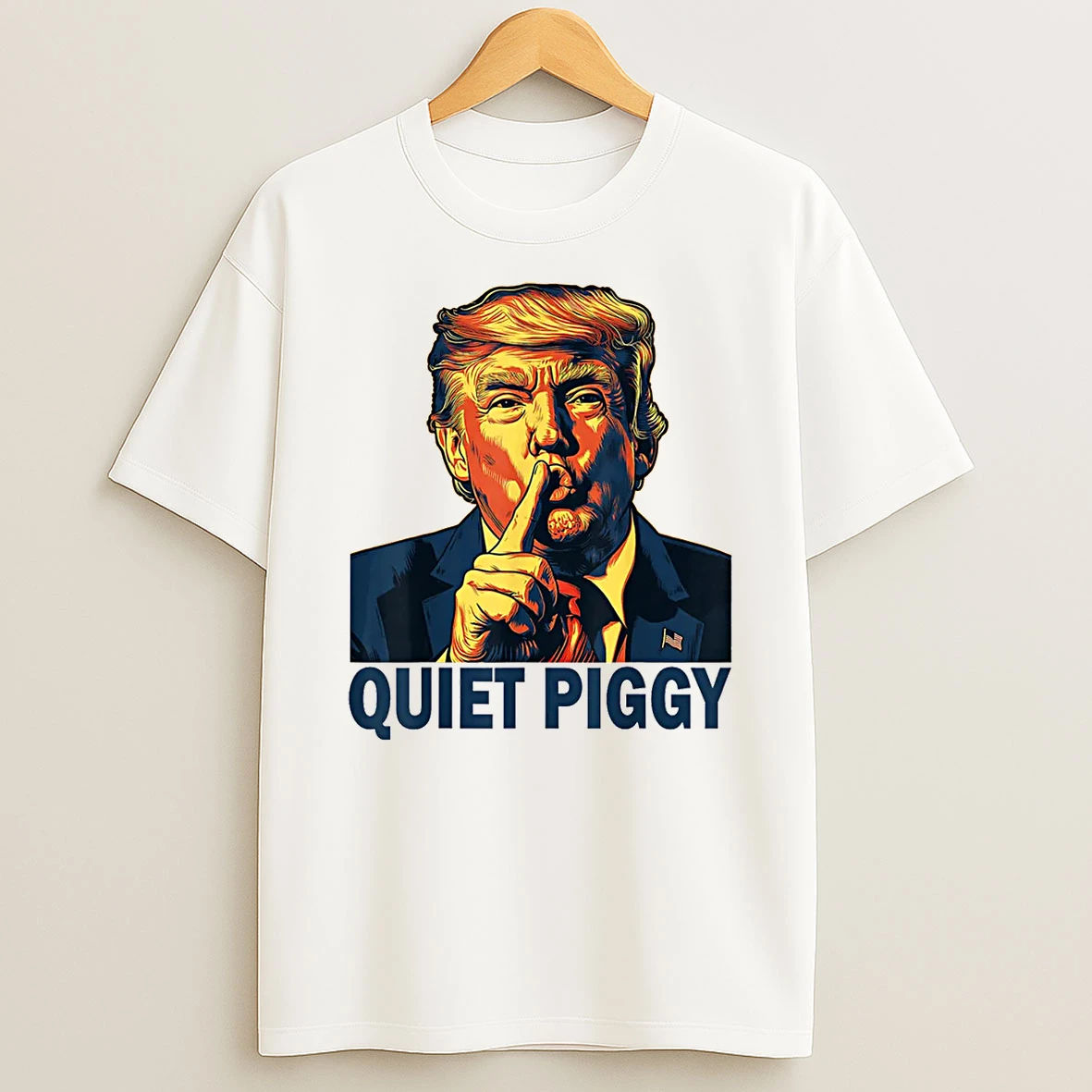 Funny Quiet Piggy Shirts