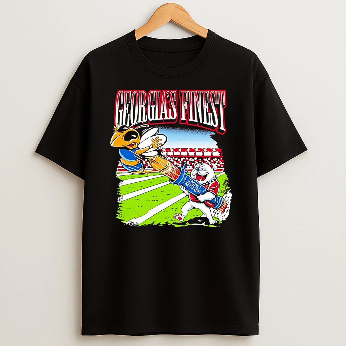 Gas Finest Dawg Georgia Bulldogs Vs Georgia Tech Yellow Jackets Shirts