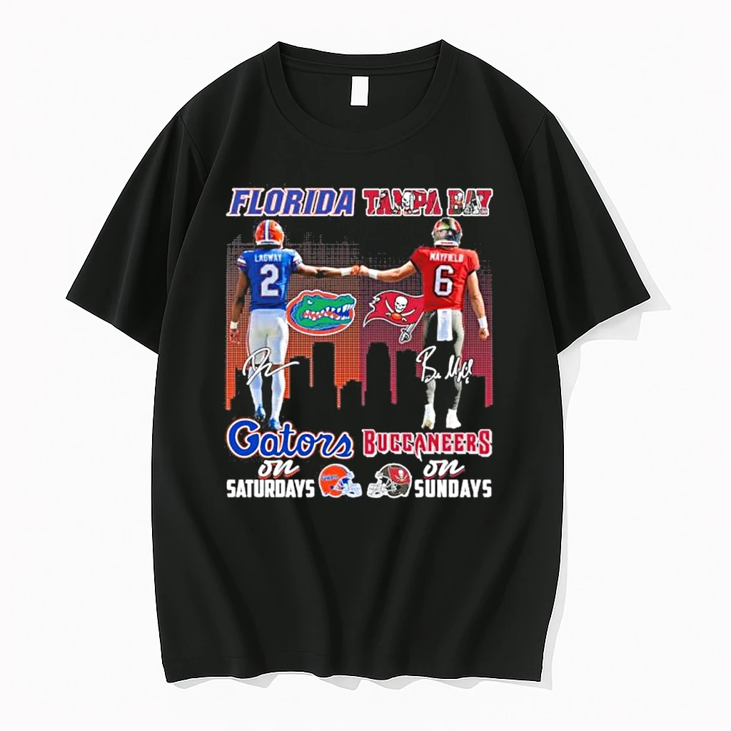 Giulgqef Florida And Tampa Bay On Saturdays On Sundays Shirts