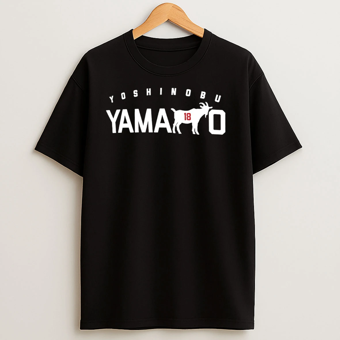 Goat Yoshinobu Yamamoto 18 Los Angeles Dodgers T Shirts