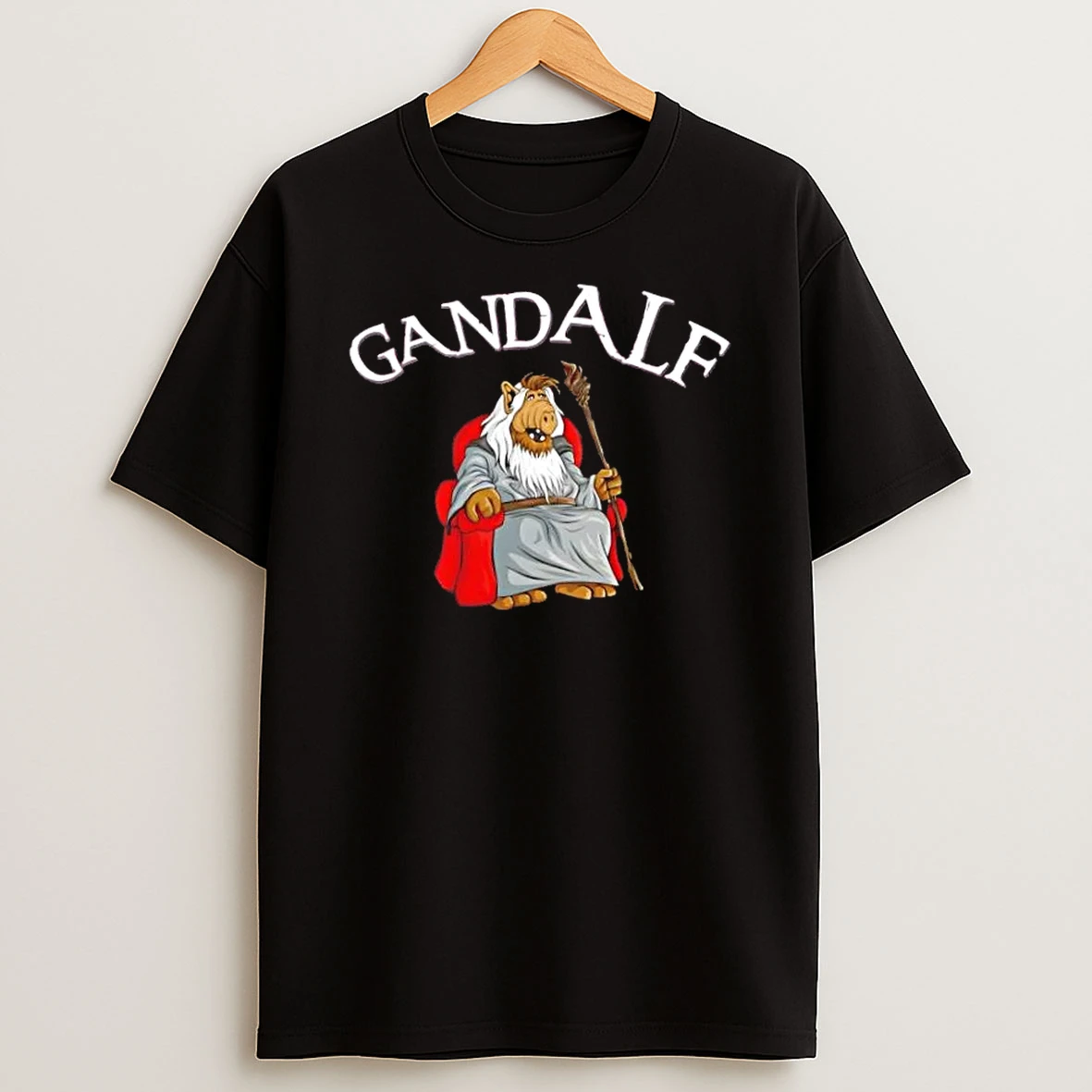 Gandalf Funny Sci Fi Wizard Parody Shirts