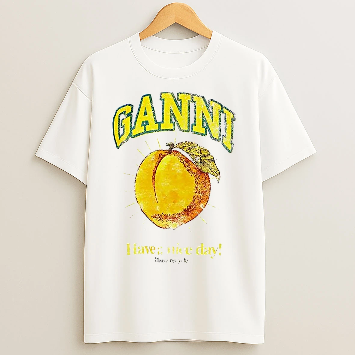 Ganni Have A Nice Day T Shirts