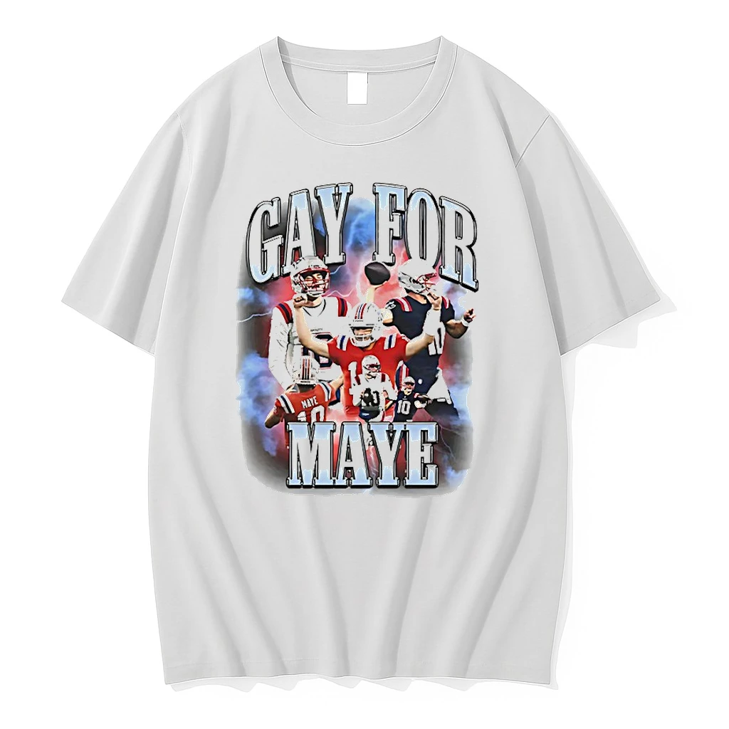 Gay For Drake Maye Retro Shirts