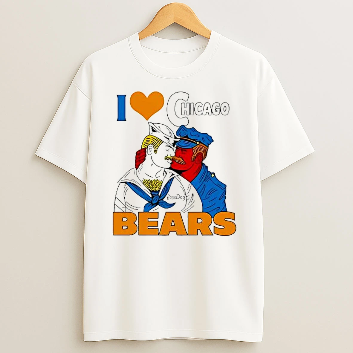 Gay Love I Love Chicago Bears Shirts