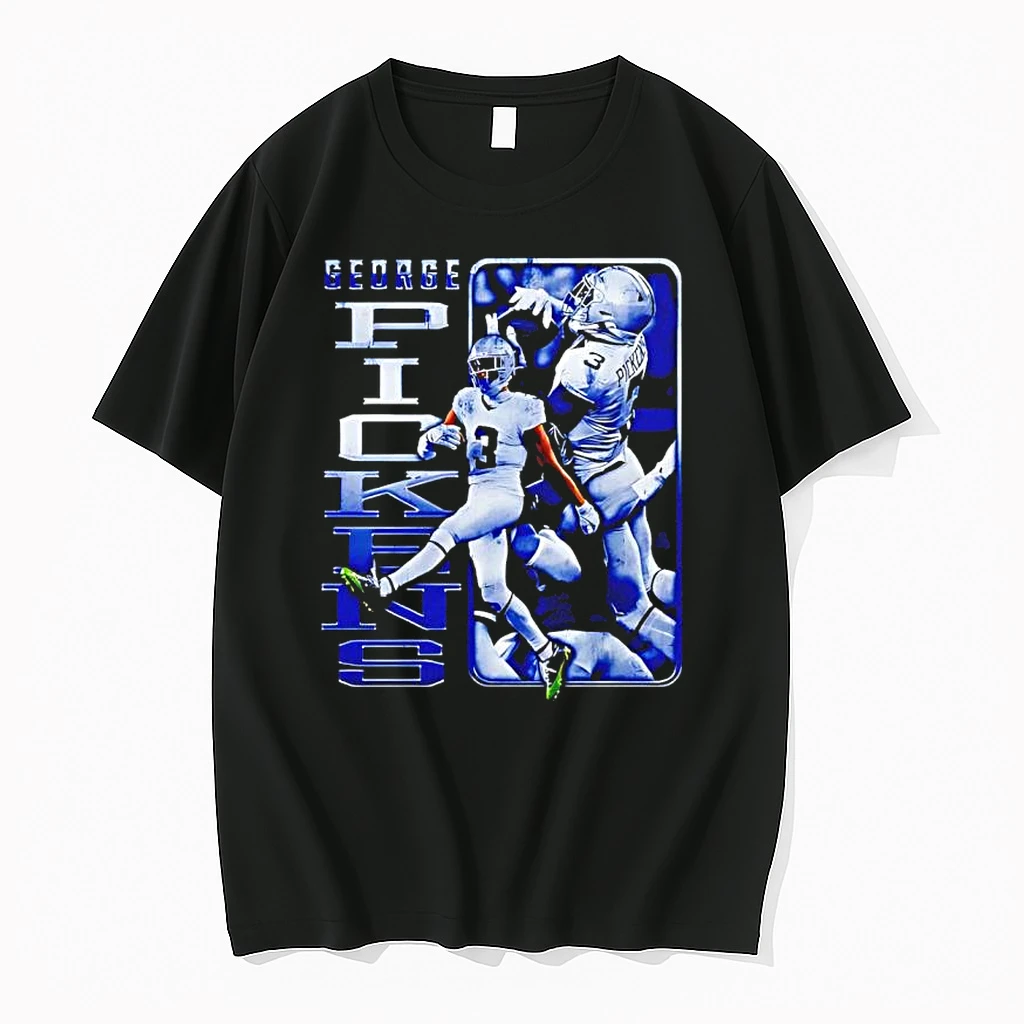 George Pickens Dallas Vintage Catch Graphic Retro Black Shirts