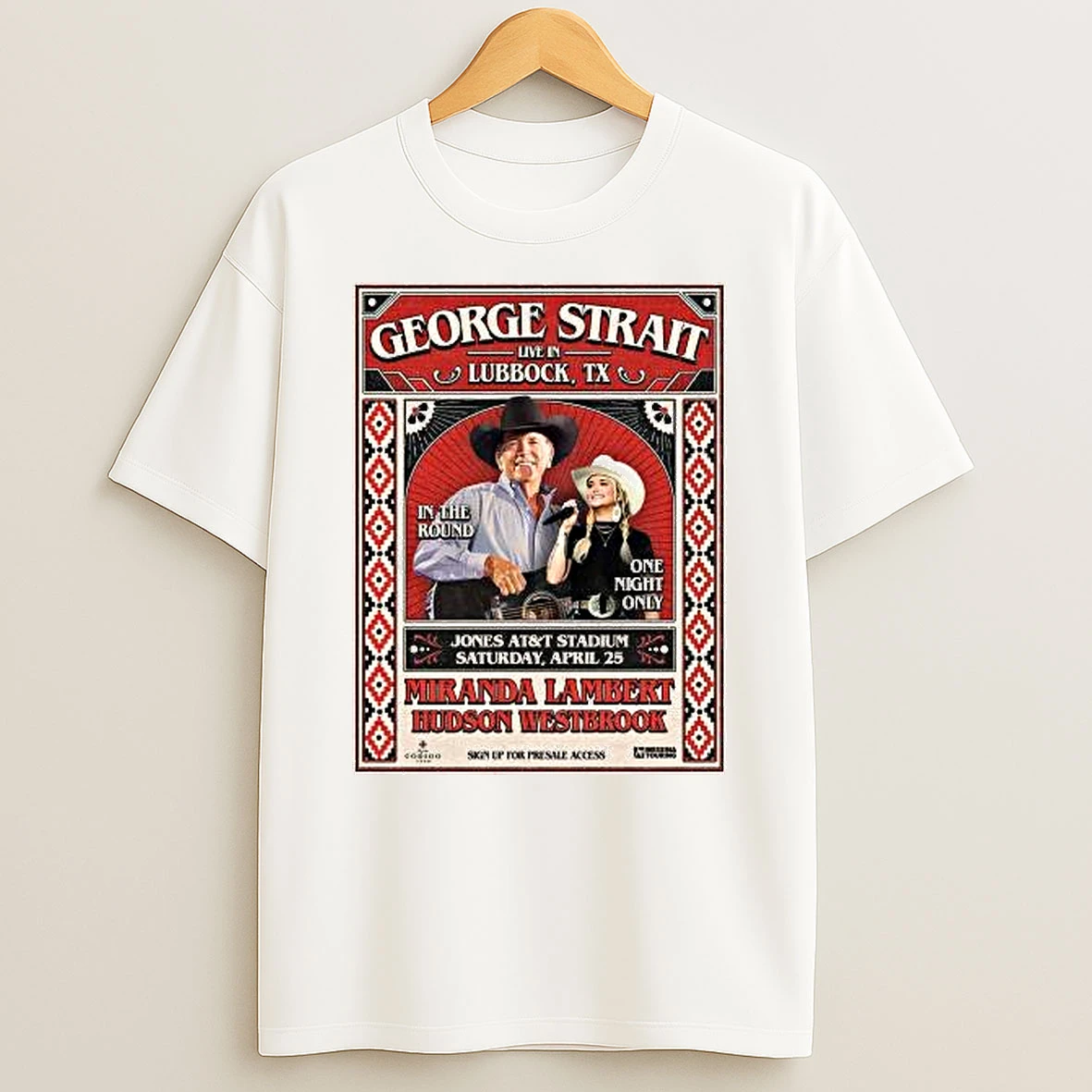 George Strait Live In Lubbock Texas At Jones Att Stadium On April 25 2026 In The Round One Night Only Shirts