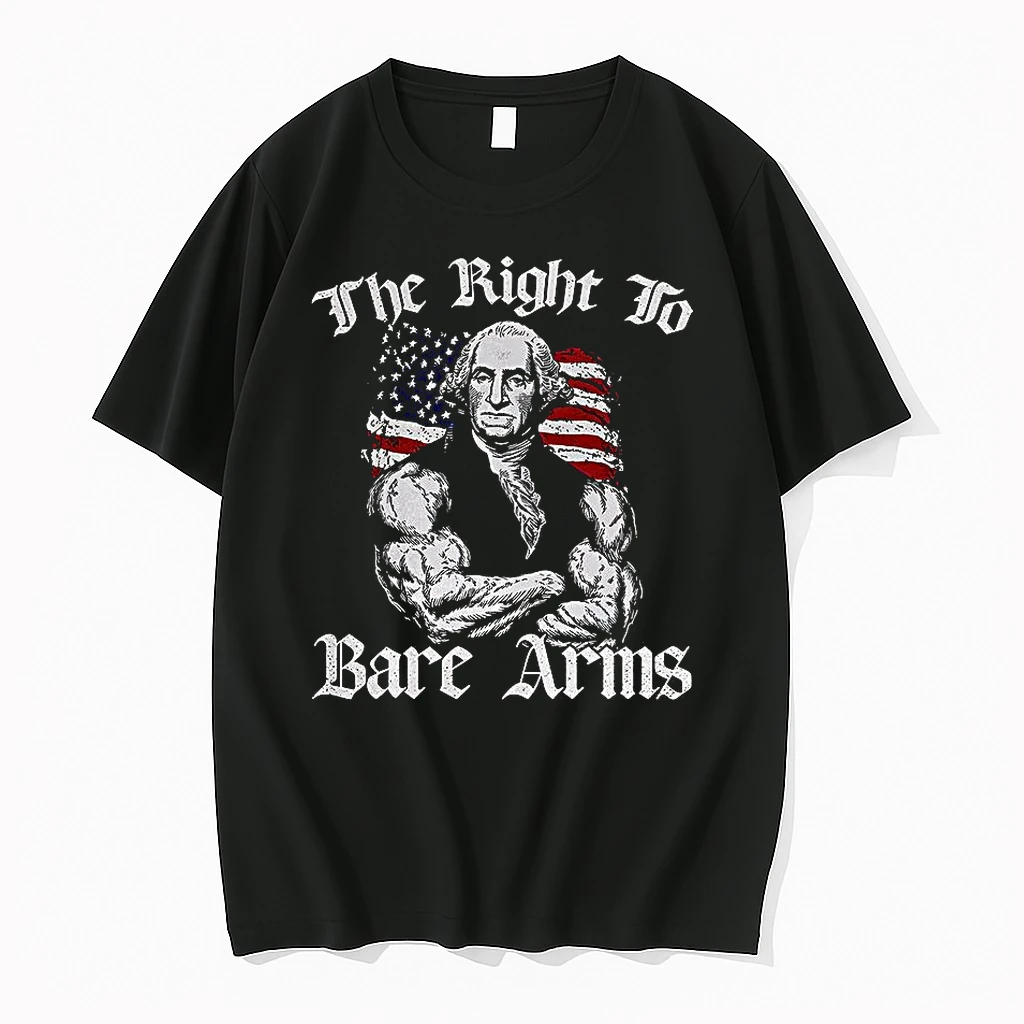 George Right To Bare Arms Flag Shirts