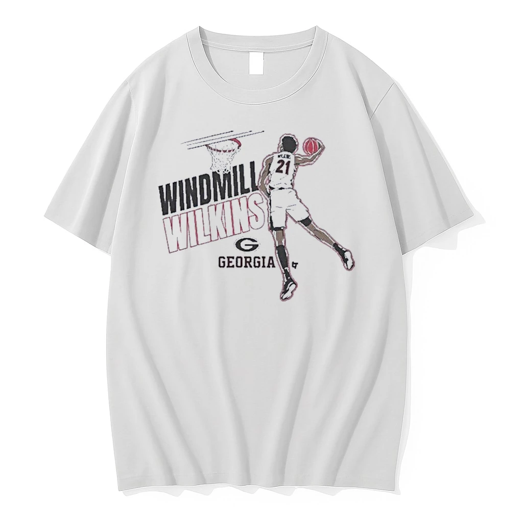 Georgia Basketball Windmill Jake Wilkins Dunk Shirts