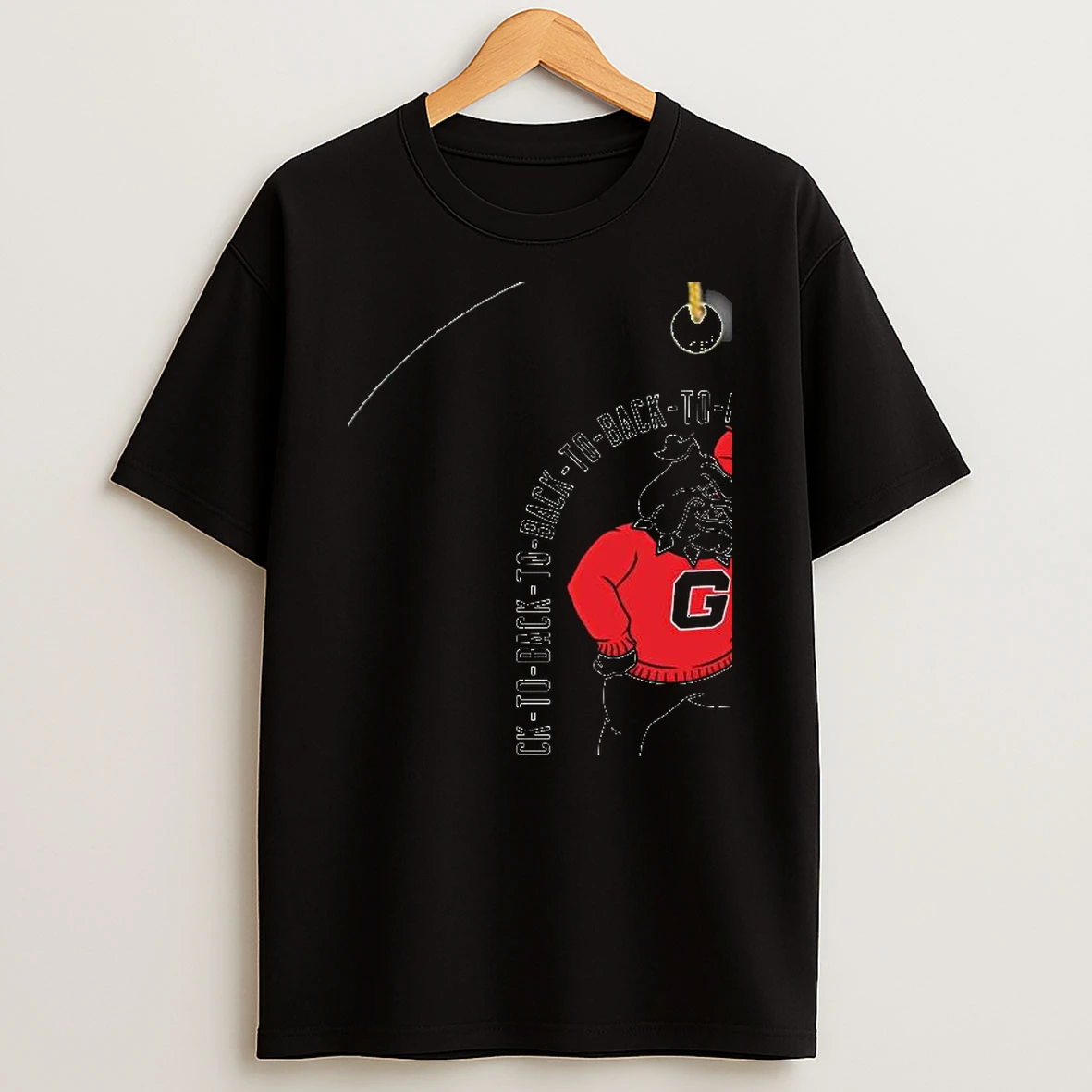 Georgia Bulldogs Eight Time State Champs Mascot Shirts