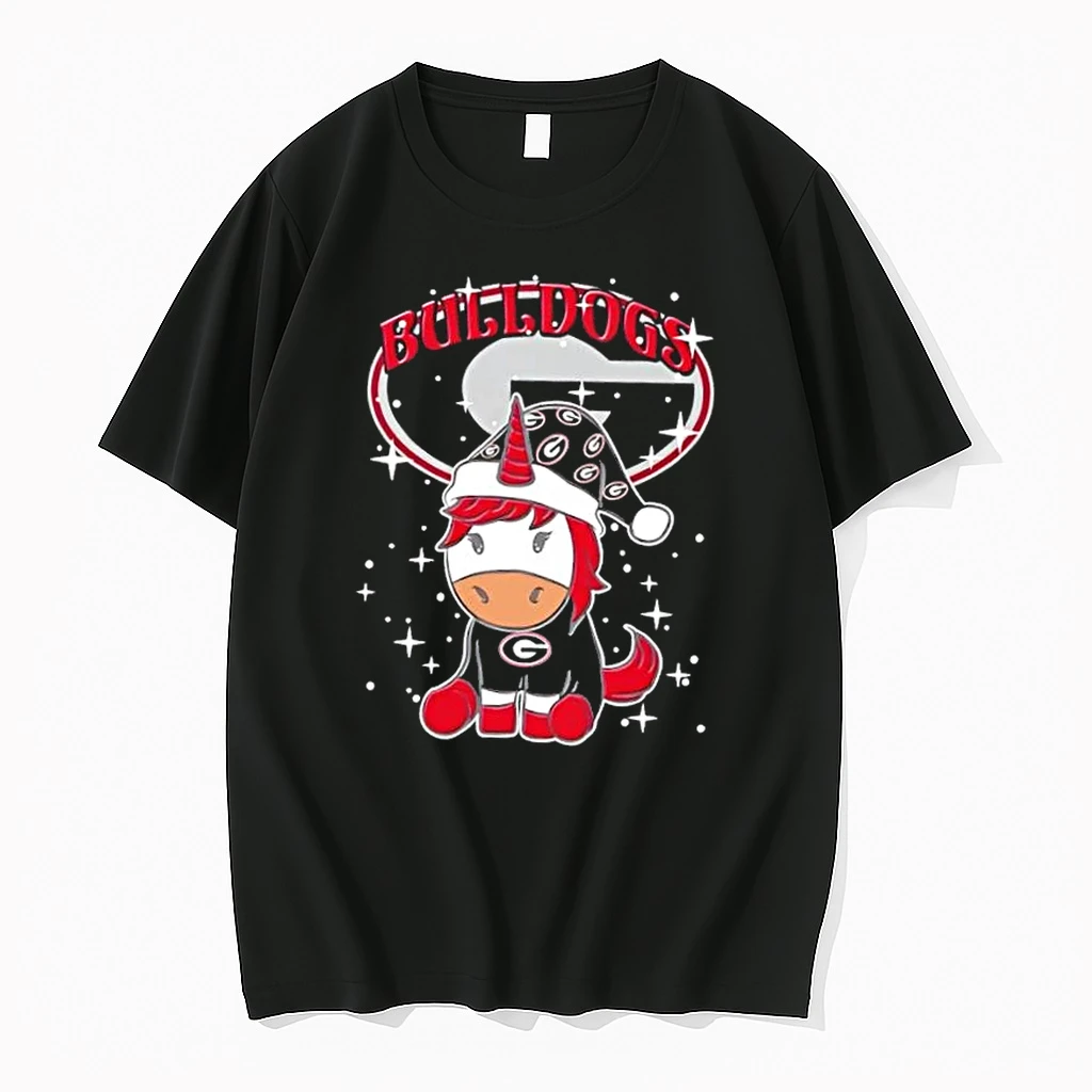 Georgia Bulldogs Football X Unicorn Merry Christmas Shirts