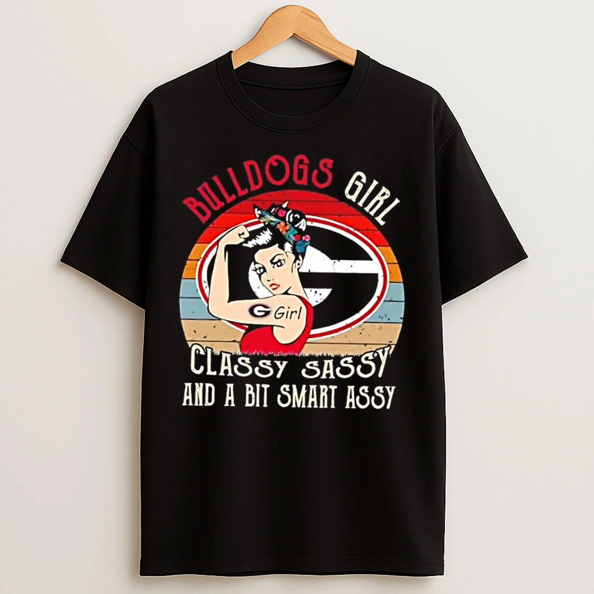 Georgia Bulldogs Girl Classy Sassy And A Bit Smart Assy T Shirts