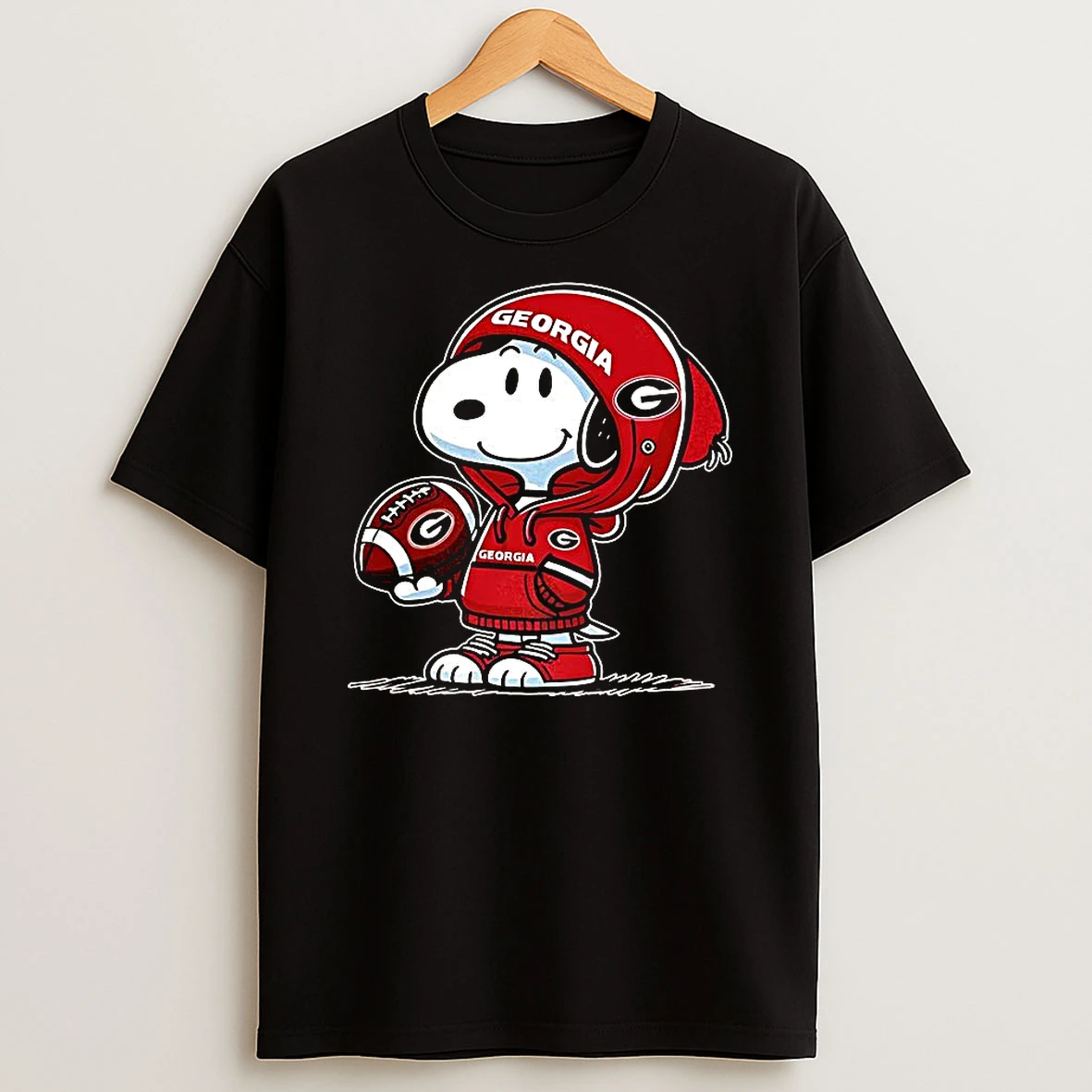 Georgia Bulldogs Nfl X Snoopy Peanuts Shirts