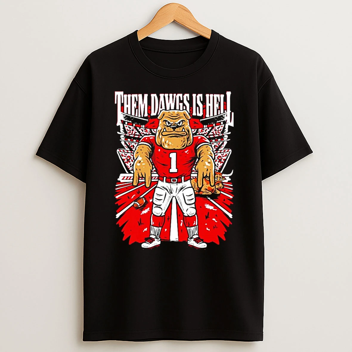 Georgia Bulldogs Them Dawgs Is Hell Mascot Shirts