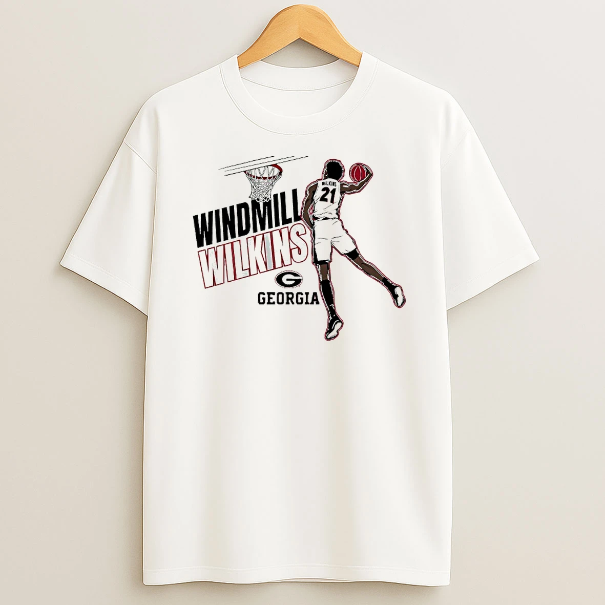 Georgia Bulldogs Windmill Jake Wilkins Shirts