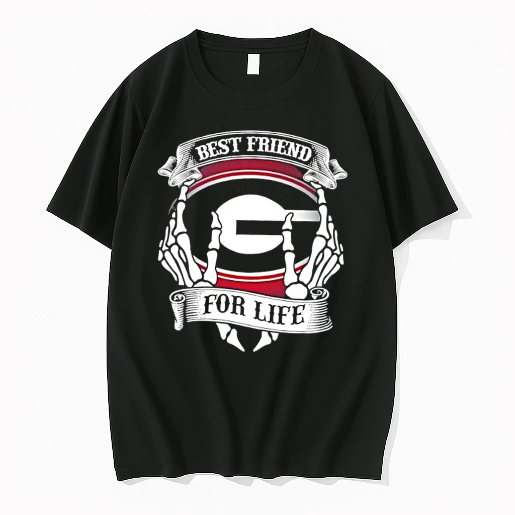 Georgia Bulldogs Best Friend For Life Hands Bones Shirts