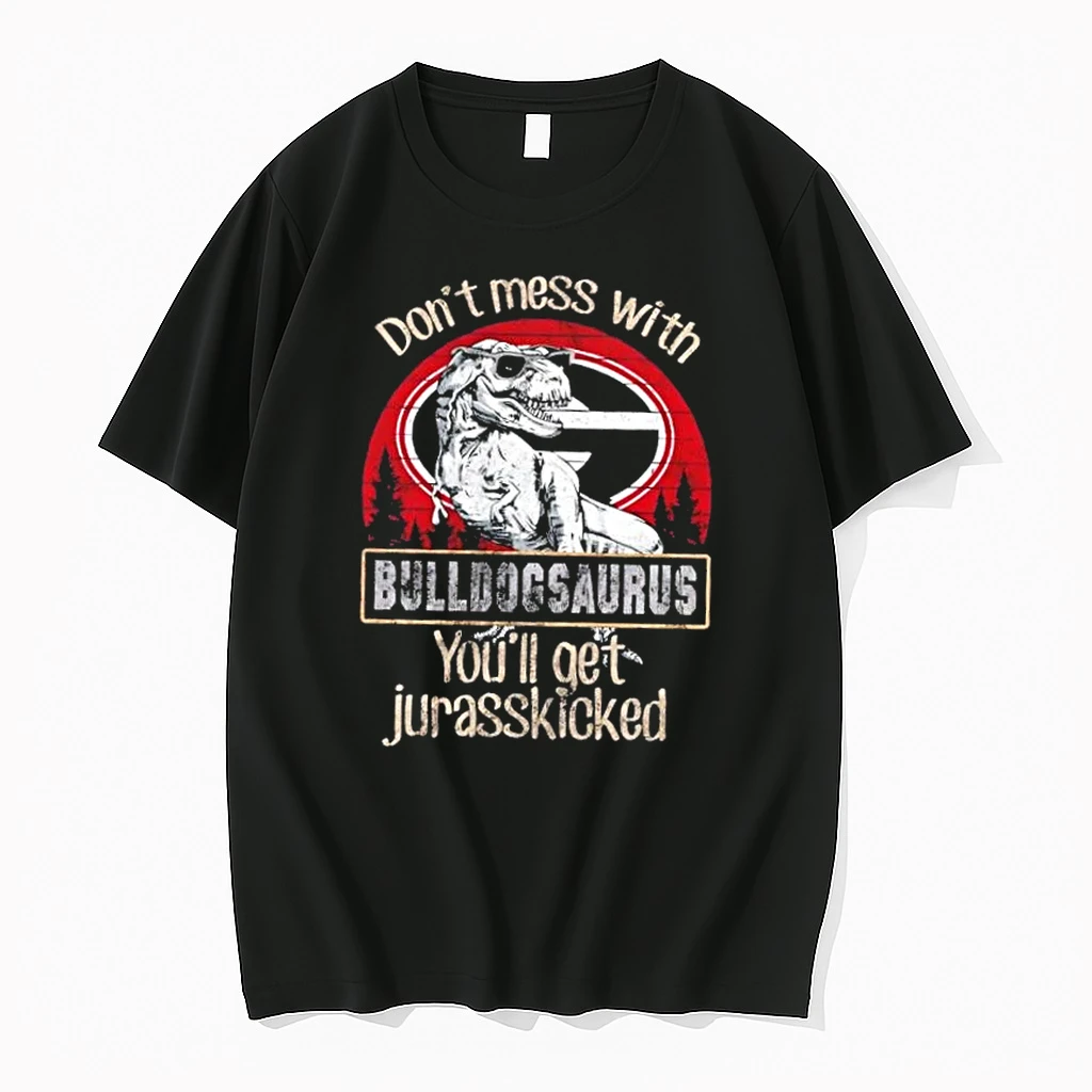 Georgia Bulldogs Dont Mess With Bulldogsaurus Youll Get Jurasskicked Shirts